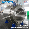 API Forged Steel Flange Trunnion Ball Valves with Gear Box